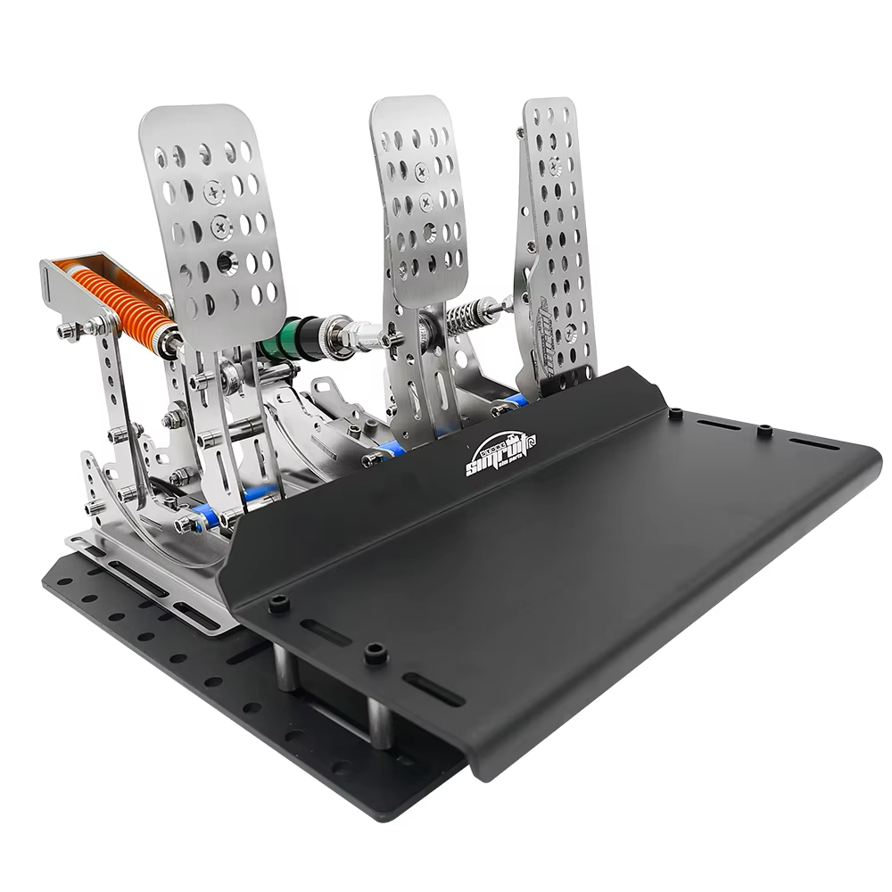 Station de simulateur de conduite Sim Racing Auto Pc pédales voiture Simulation volant plate-forme jeux de course vent Cockpit pédale pièces de mouvement