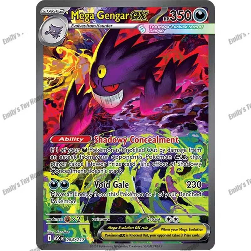 En stock, 100% original, nouveau pack de boosters Pokémon Ascended Heroes, version anglaise, MEGA EVOLUTION M2.5, jeu de cartes à collectionner PTCG