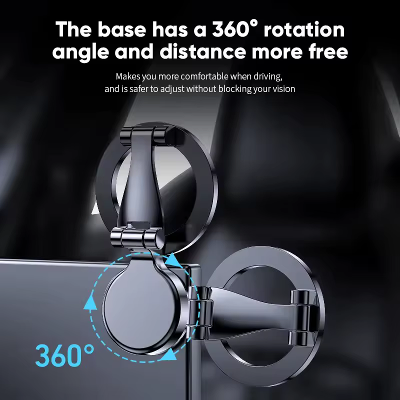 1080 Magsafe Support de téléphone de voiture pour véhicules Support Mobile pour la voiture Support de téléphone portable dans la voiture pour iPhone 16 15 Pro Max Plus