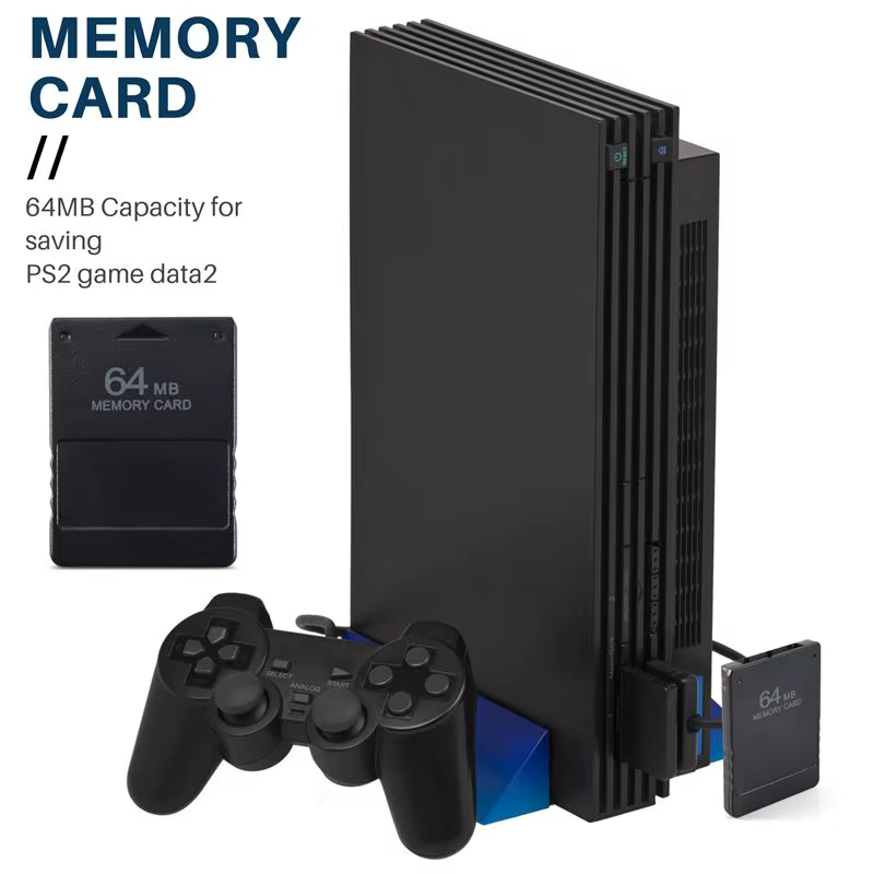 Nouvelle carte mémoire 64 Mo pour console de jeu Playstation 2 PS2