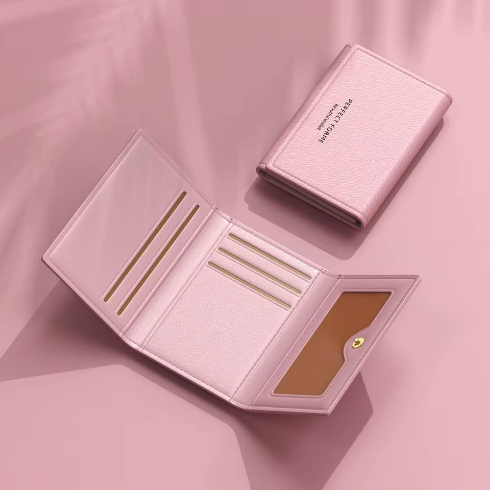 Portefeuilles en cuir de luxe pour hommes, porte-cartes multifonctionnel de grande capacité, porte-cartes multi-cartes, couleur unie, porte-monnaie pour hommes et femmes