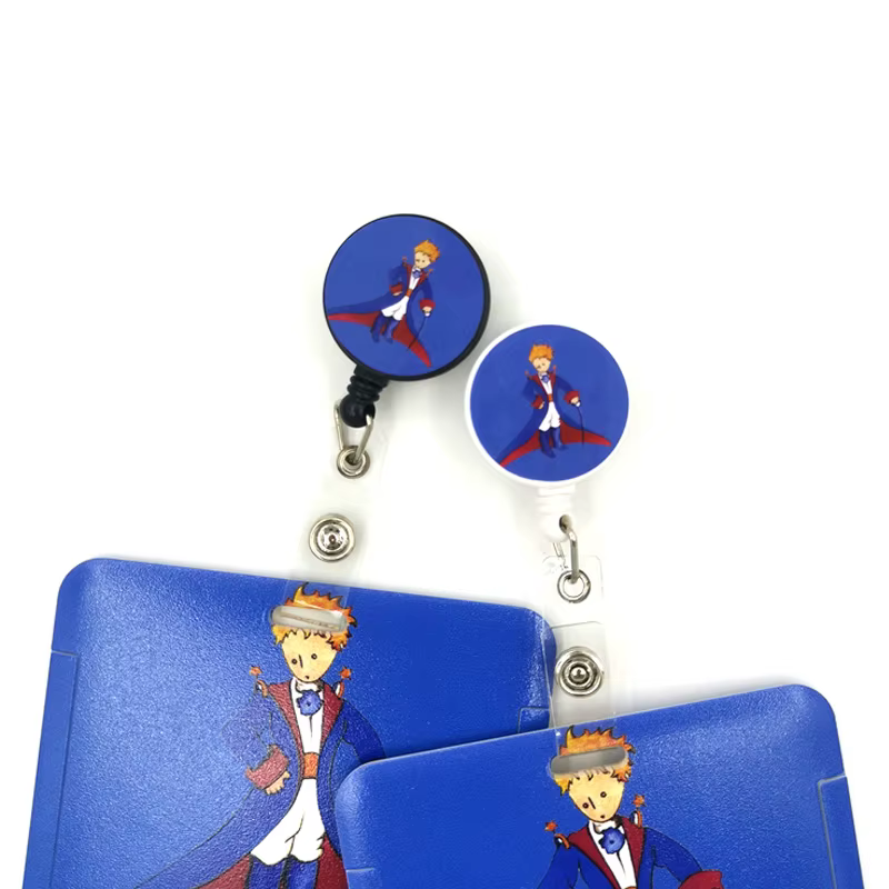 Dessin animé mignon porte-carte de crédit lanière femmes hommes enfant étudiant Badge bobine ID nom Clid carte porte-Badge