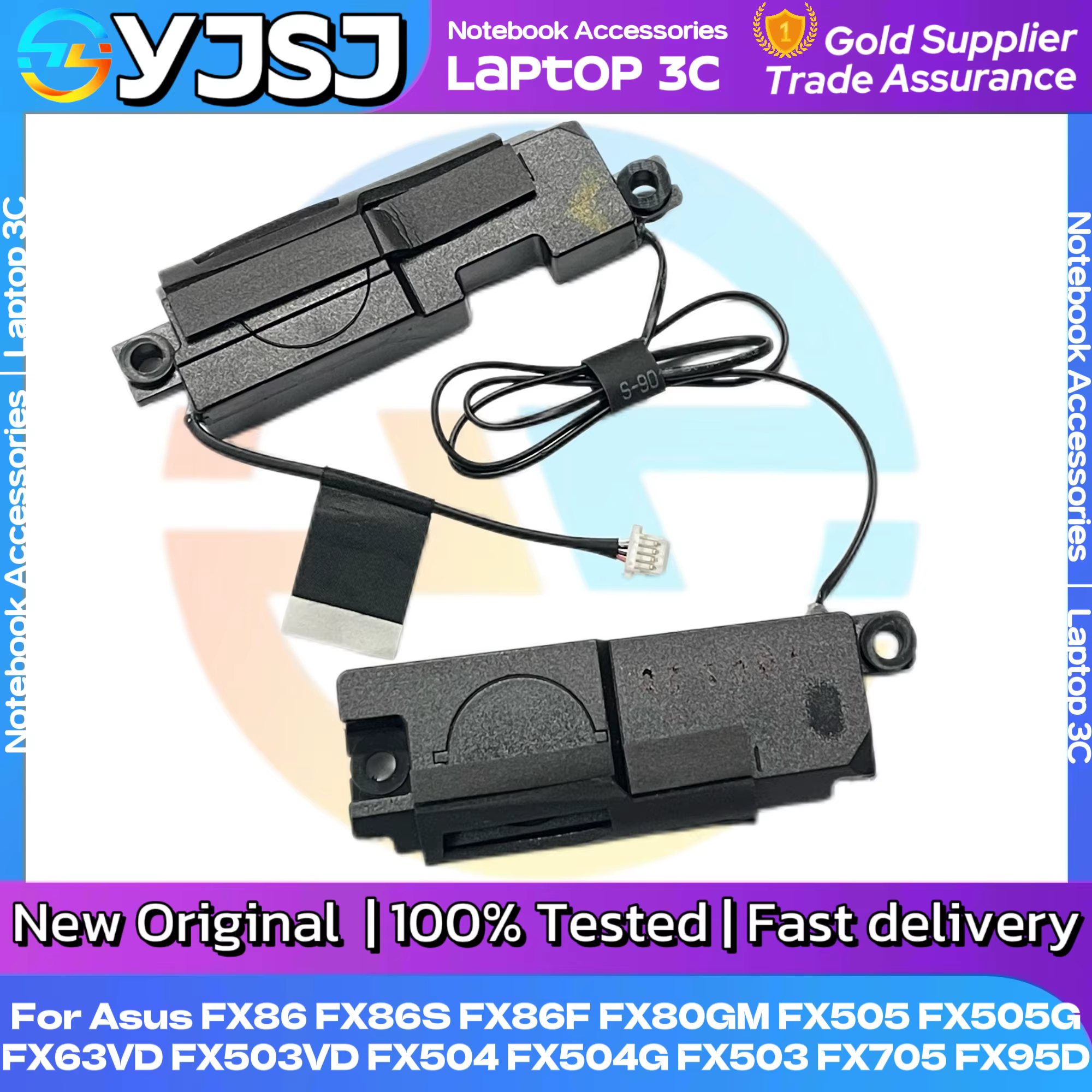 Ensemble de haut-parleurs pour ordinateur portable ASUS TUF Gaming FX504 FX505 FX80 FX86 FX504GD FX505GE FX505GM