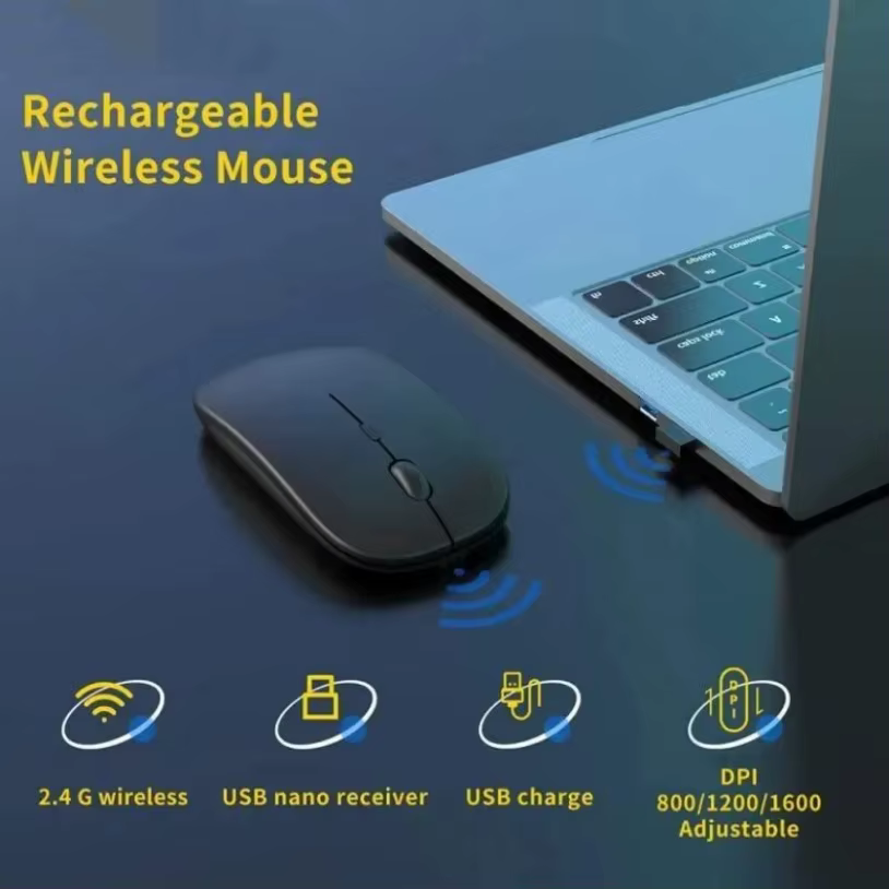 Souris de jeu sans fil Portable