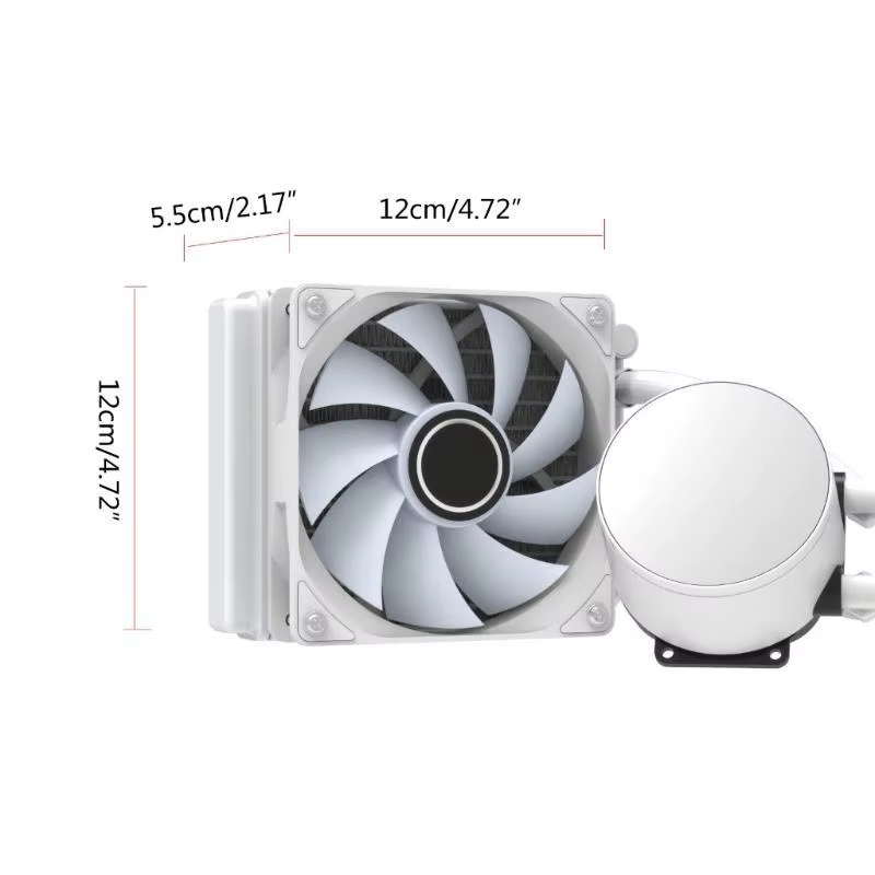 Refroidisseur liquide 31BA 120mm RGB, refroidisseur CPU, radiateur d'eau