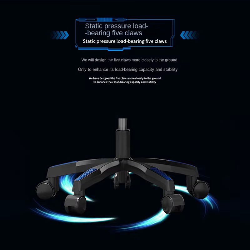 Chaise de jeu avec accoudoirs pivotants en cuir PU