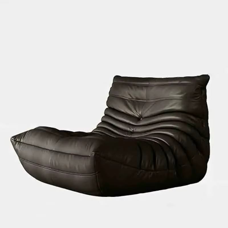 Canapé en mousse à siège unique, sans accoudoirs, paresseux, Chaise de feu confortable, pouf, pour adultes