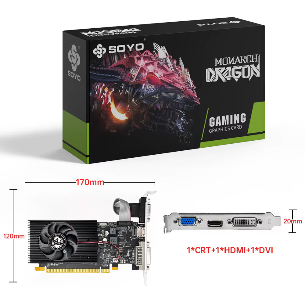 Cartes graphiques SOYO NVIDIA GT730 4G GDDR3 128 bits