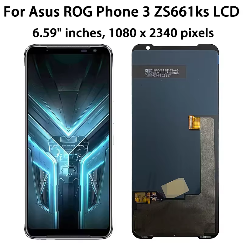 AMOLED ROG série écran pour ASUS ROG téléphone 1 2 3 5 5S 5S Pro 5 Pro 6 6 Pro 7 7 Ultimate LCD