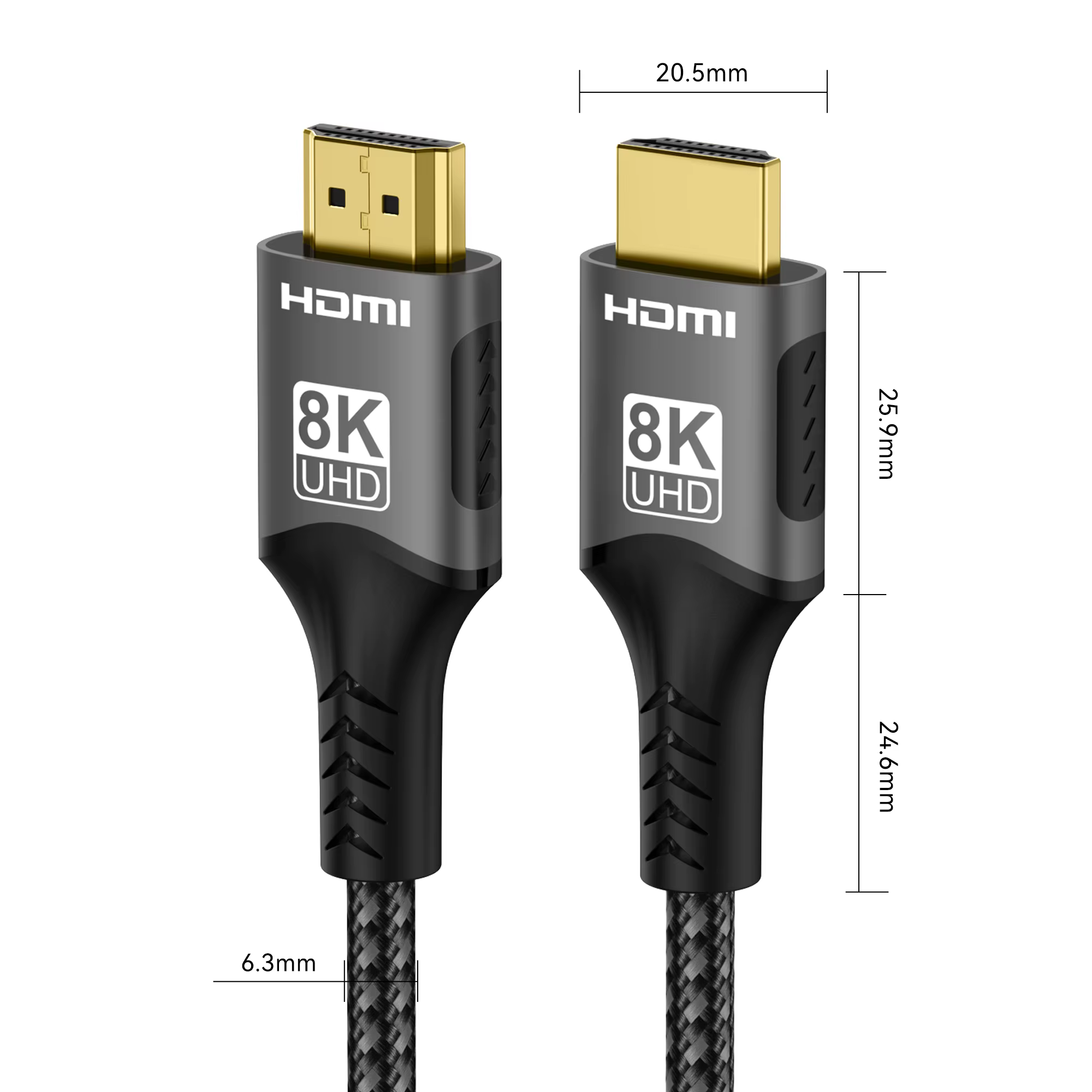 Câble HDMI 8K 60Hz Compatible