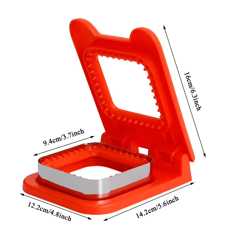 Coupe-sandwich et scelleuse, outil de coupe de Sandwich à rabat pour enfants, déjeuner, lame en acier inoxydable, moule circulaire pour pain grillé