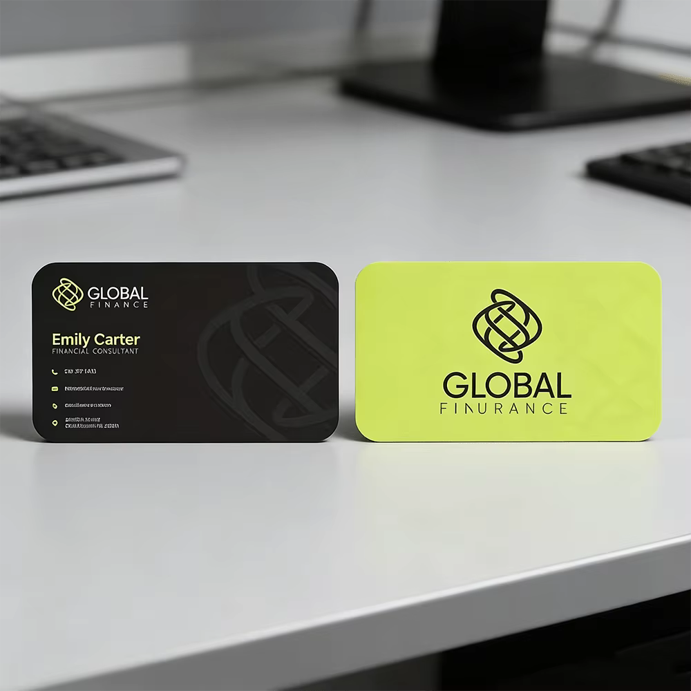 Cartes de visite personnalisées en PVC double face 2x3,5 pouces, carte en plastique durable au design personnalisé, cartes de membre et cartes de visite personnalisées