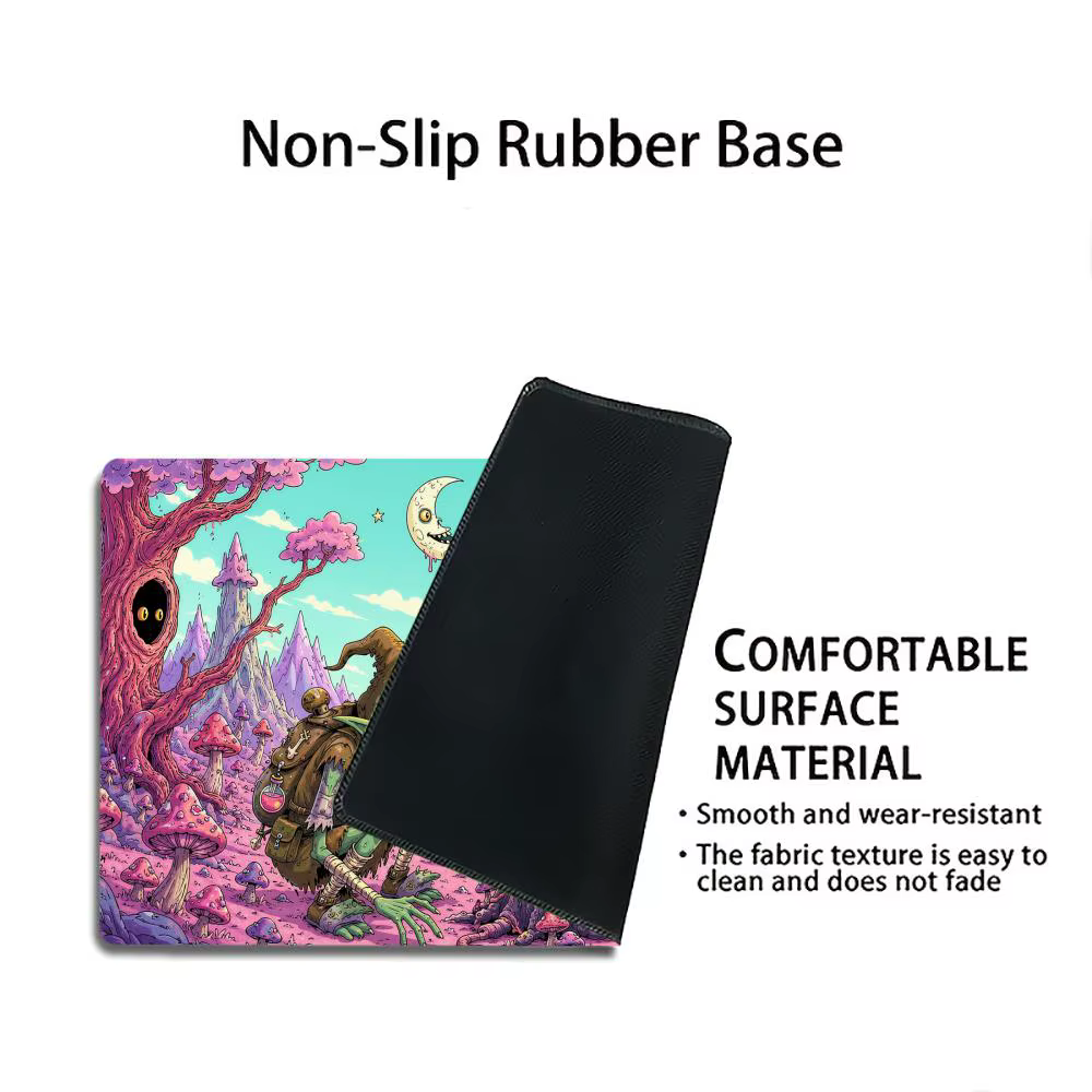 Tapis de jeu MTG, monde fantastique bizarre