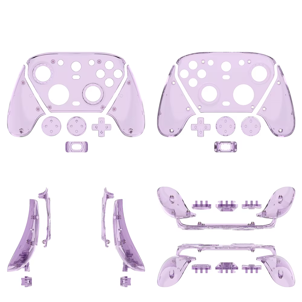 Panneau de remplacement minimaliste Transparent pour contrôleur de jeu GameSir G7 Pro