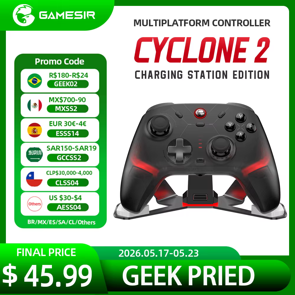 Gamesir Cyclone 2 Pro Nintendo Switch contrôleur de jeu sans fil manette de jeu rvb