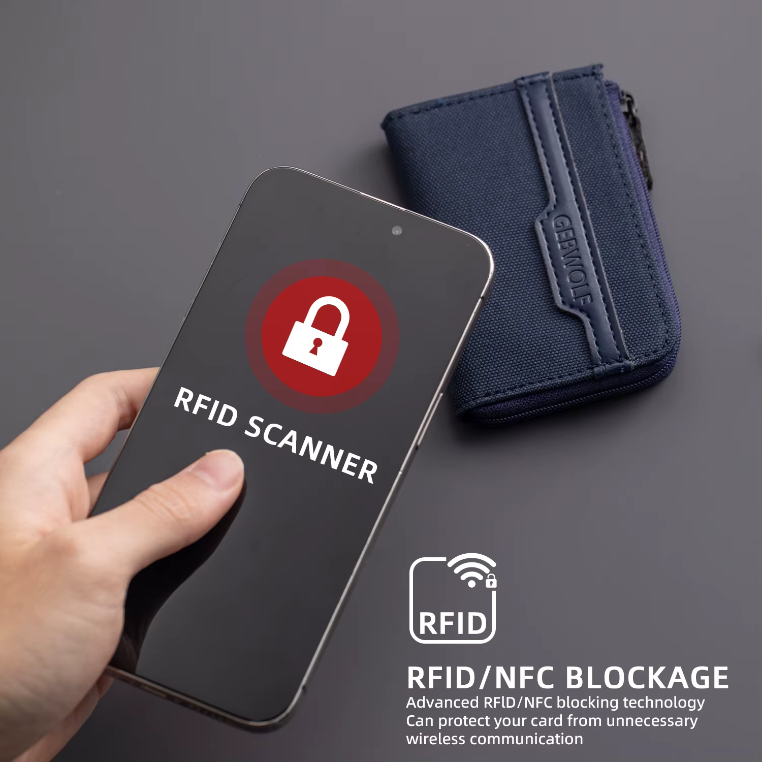 Porte-cartes MagSafe compatible avec iPhone 17/16/15/14/13/12 – Étui magnétique antivol pour cartes