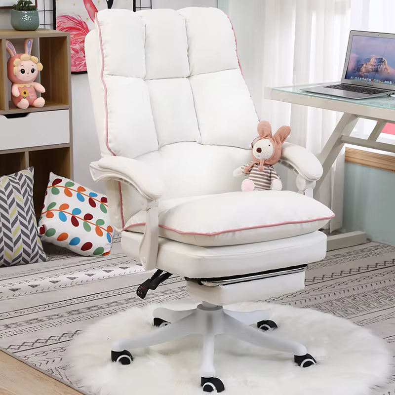 Fauteuil de Bureau Inclinable avec Repose-Pieds WCG