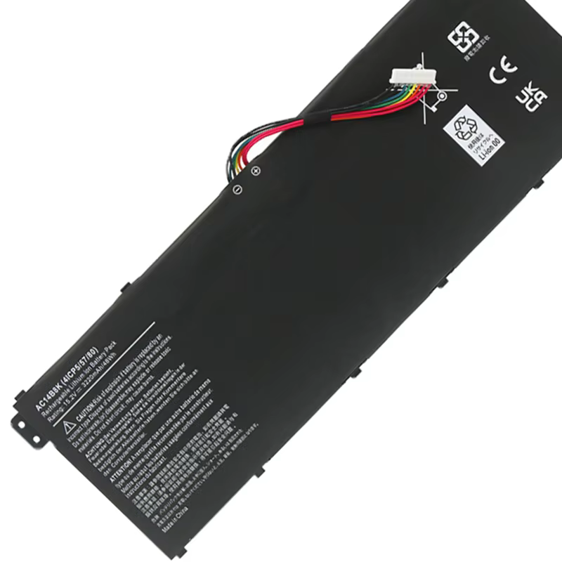 Batterie d'ordinateur portable AC14B8K 15.2V 3220mAh pour Acer Aspire 5 AN515-51 AN515-52 AN515-53 V3-371 V3-111 ES1-111 ES1-512 R3-131T R5-471T