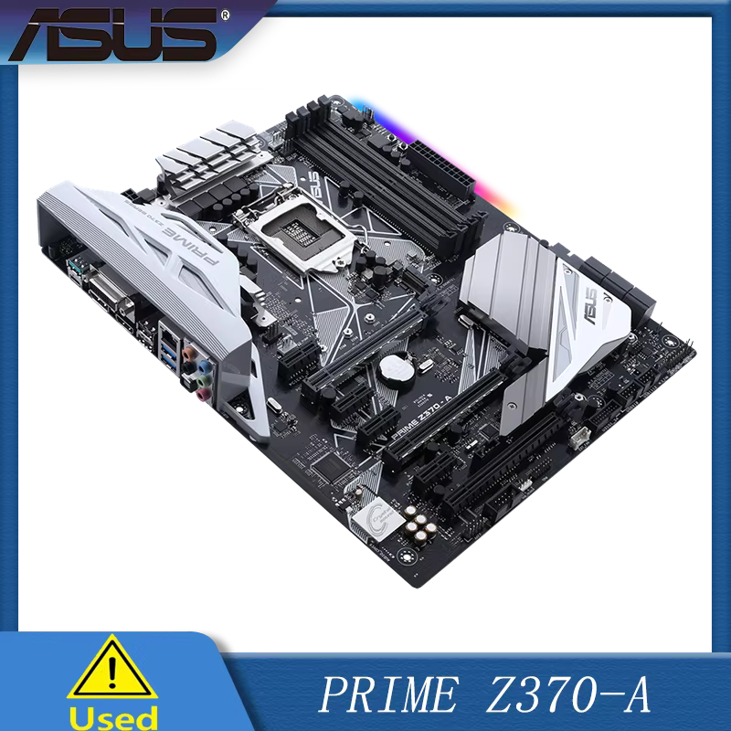 Carte mère ASUS PRIME Z370-A LGA1151 DDR4 DP HDMI DVI M.2 USB 3.1 Z370 ATX