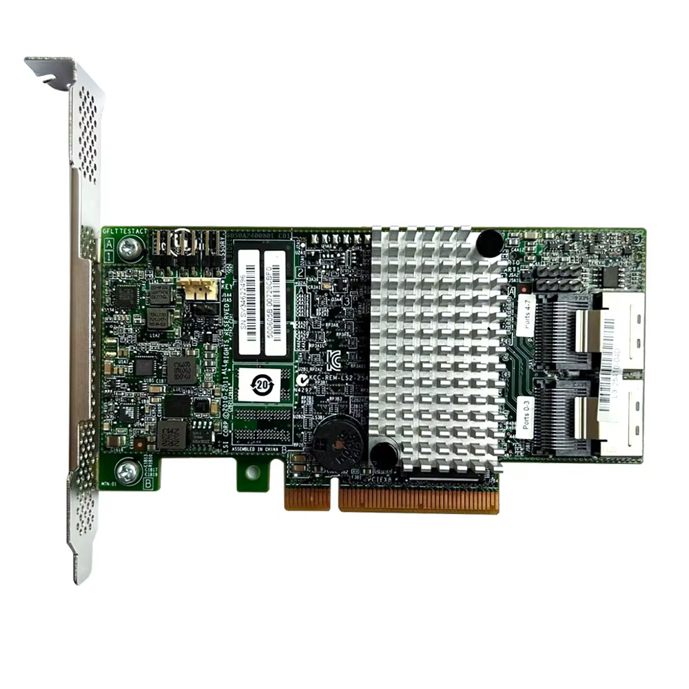 Original LSI MegaRAID SAS 9267-8i 9272-8i tableau intelligent 6GB avec 512M Cache carte contrôleur LSI9267-8i LSI9272-8i