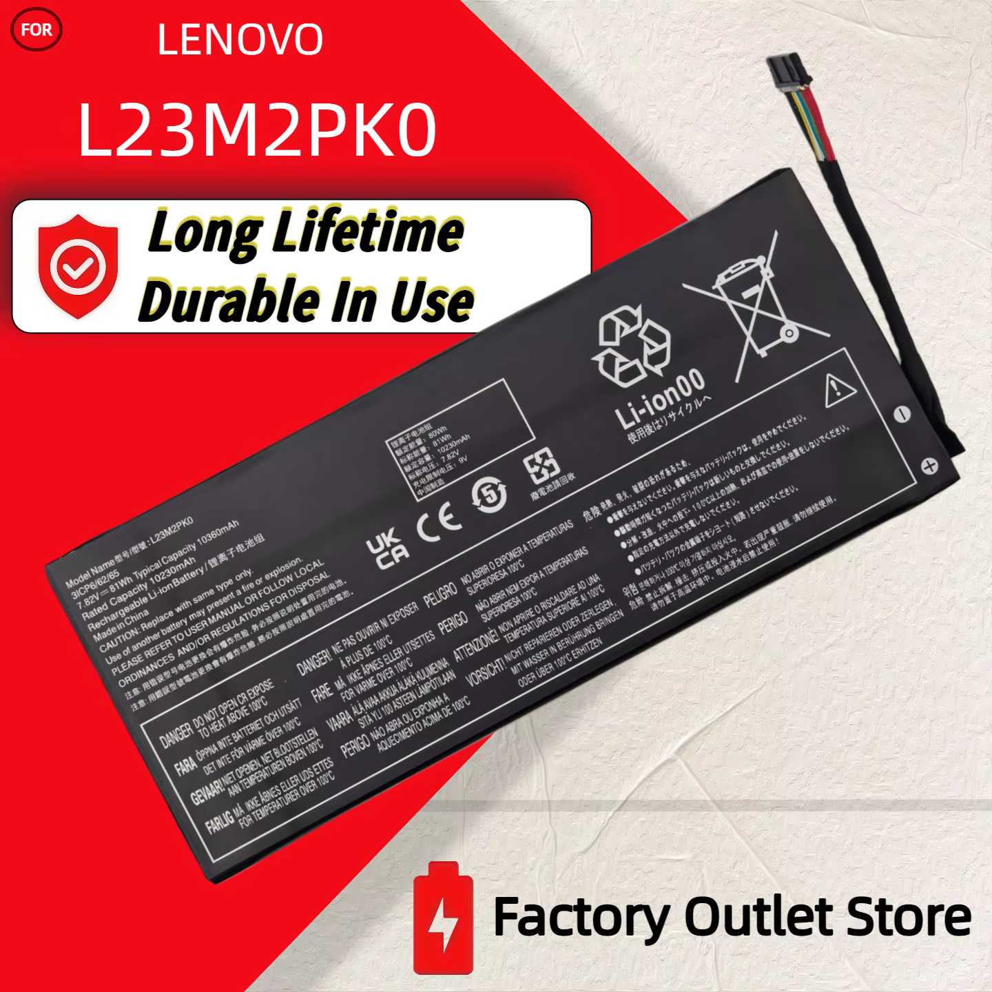 Vente en gros et au détail ❗ ❗ ❗ Batterie haute capacité L23M2PK0 L23B2PK0 pour PC de jeu portable Lenovo Legion Go