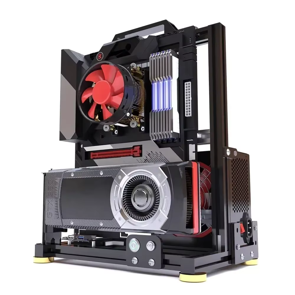 Support de cadre de boîtier de PC ouvert ITX MATX ATX