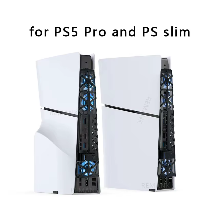 Ventilateur de refroidissement pour console PS5 Slim/PS5 Pro Edition Disc/Digital, système de refroidissement lumineux RGB, refroidisseur de console de jeu, accessoires de jeu
