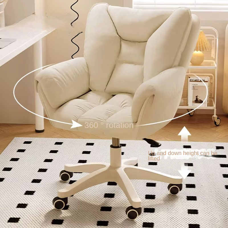 Chaise d'Ordinateur Confortable pour Chambre à Coucher de Fille