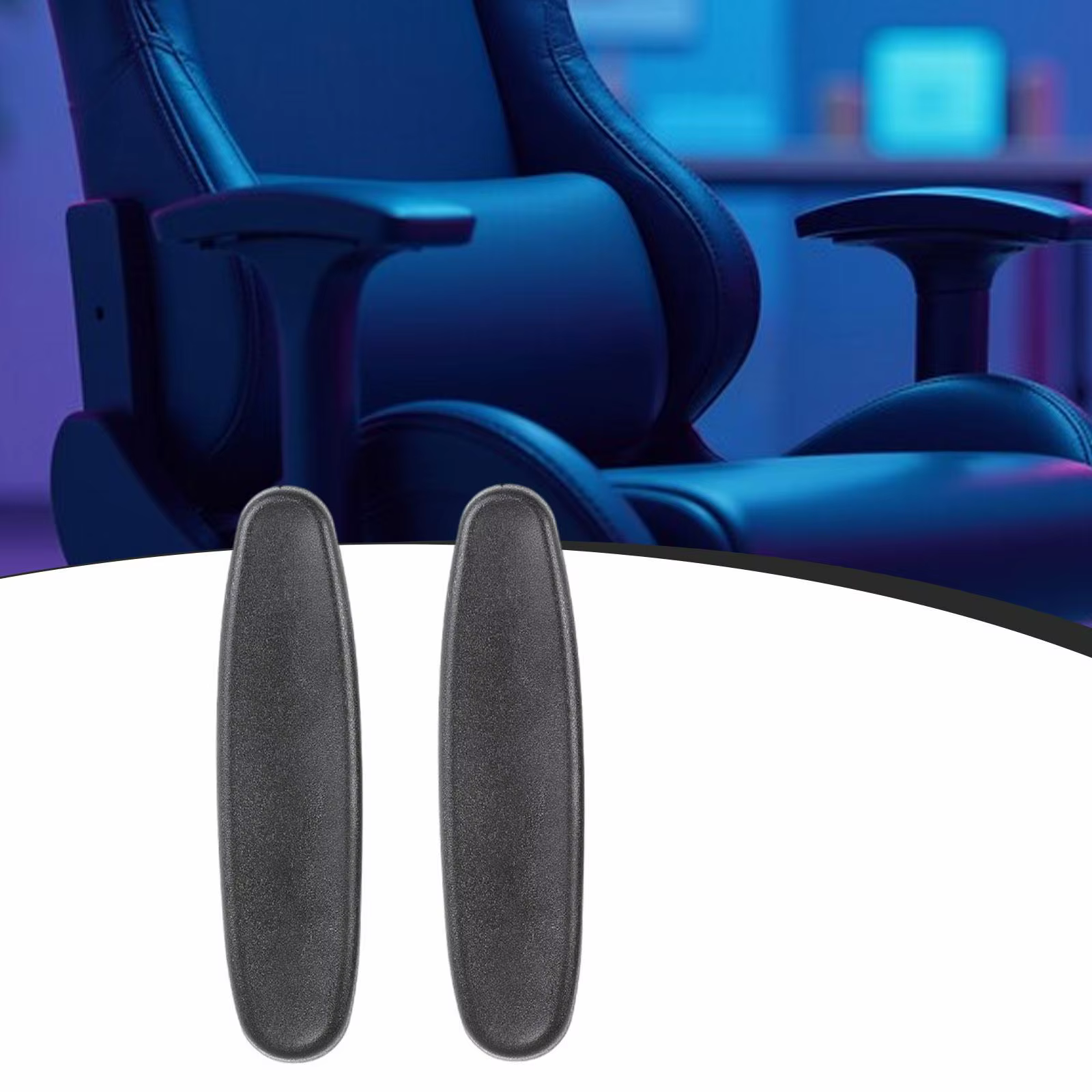 Coussinets de repose-bras imperméables et résistants à l'usure pour chaise de bureau