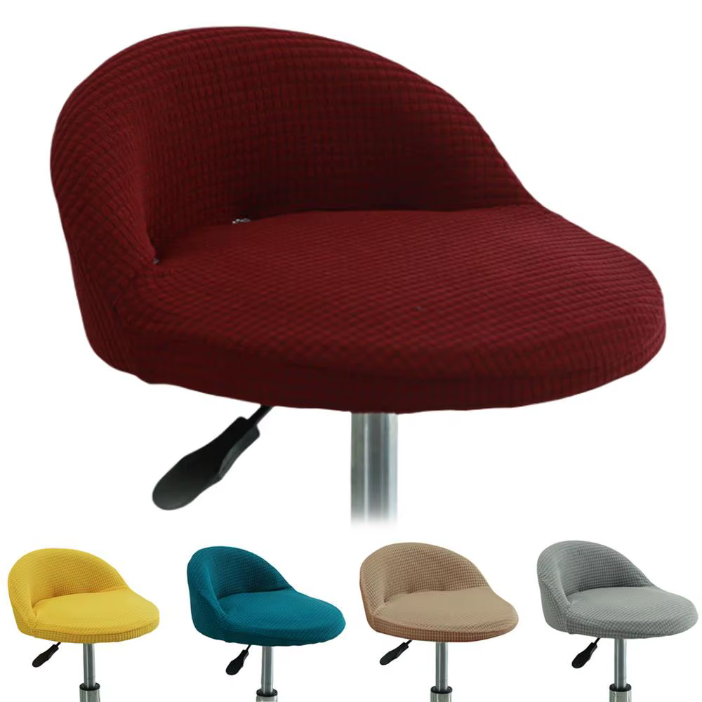 Housse de chaise pivotante pour comptoir de Bar, lavable, amovible, universelle, moderne, résistante à l'usure, pour tabouret de salle à manger
