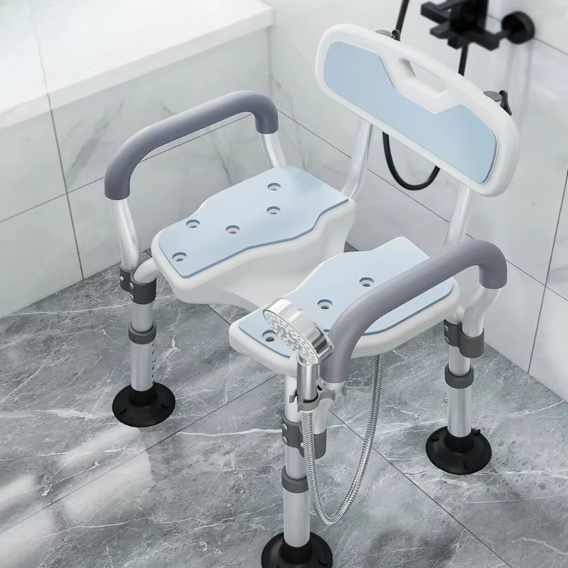 Tabouret de bain japonais-chaise de douche antidérapante pour personnes âgées et enceintes, siège pliable avec trous, banc robuste