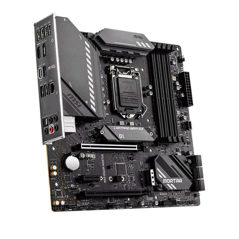 MSI MAG B560M Mortar LGA 1200 11e/10e génération Intel Core Gaming M-ATXMotherboard