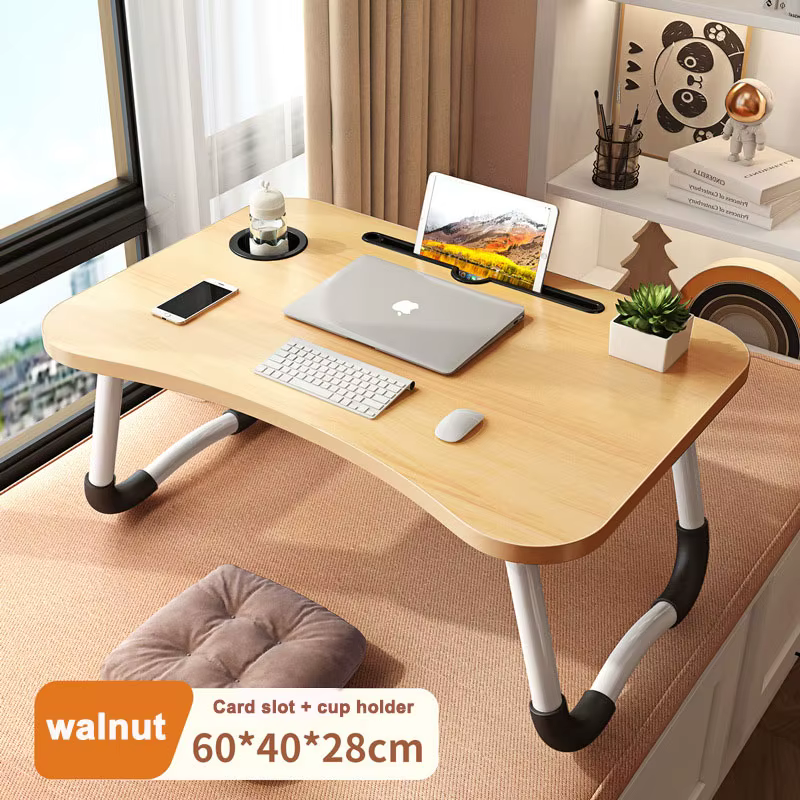 Table d'ordinateur portable, table de lit, table pliable, table d'étude