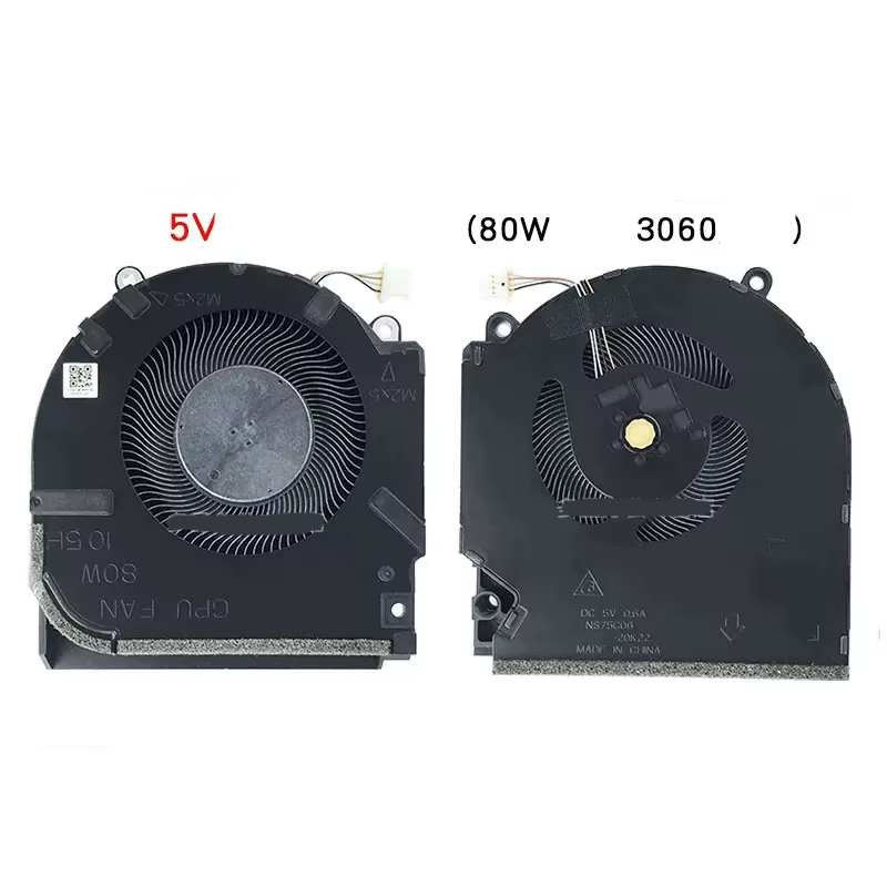 Nouveau véritable ventilateur de refroidissement CPU GPU pour ordinateur portable pour HP Victus 7/8 16-D 16-E TPN-Q263 Q264 M75721 M75723 M7572 80W 60W