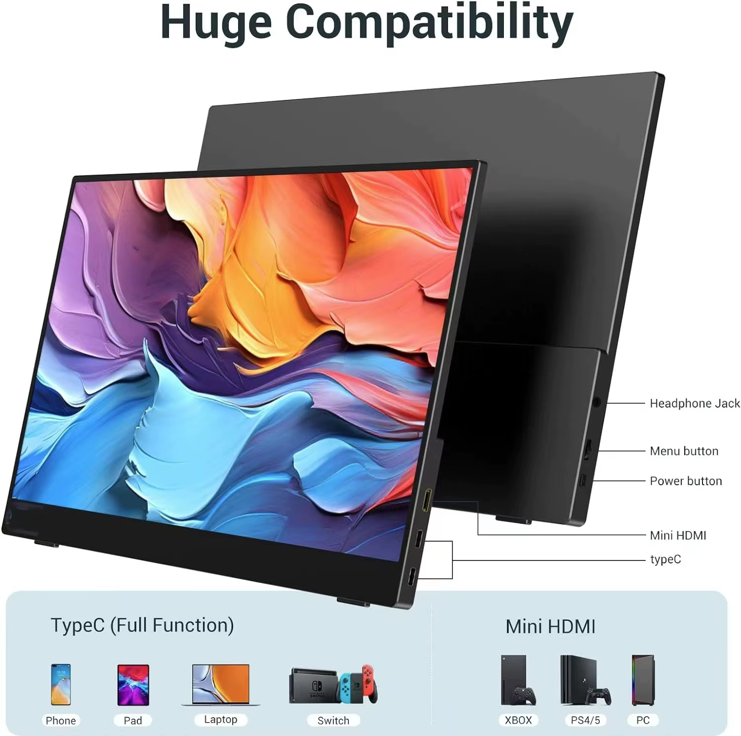 Moniteur portable 4K 15