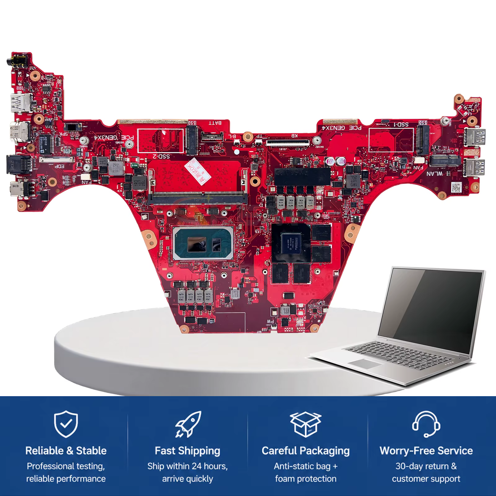 Carte mère pour ordinateur portable ASUS TUF516PC TUF516PE FX516PE FX516 FX516P FX516PM FX516PR