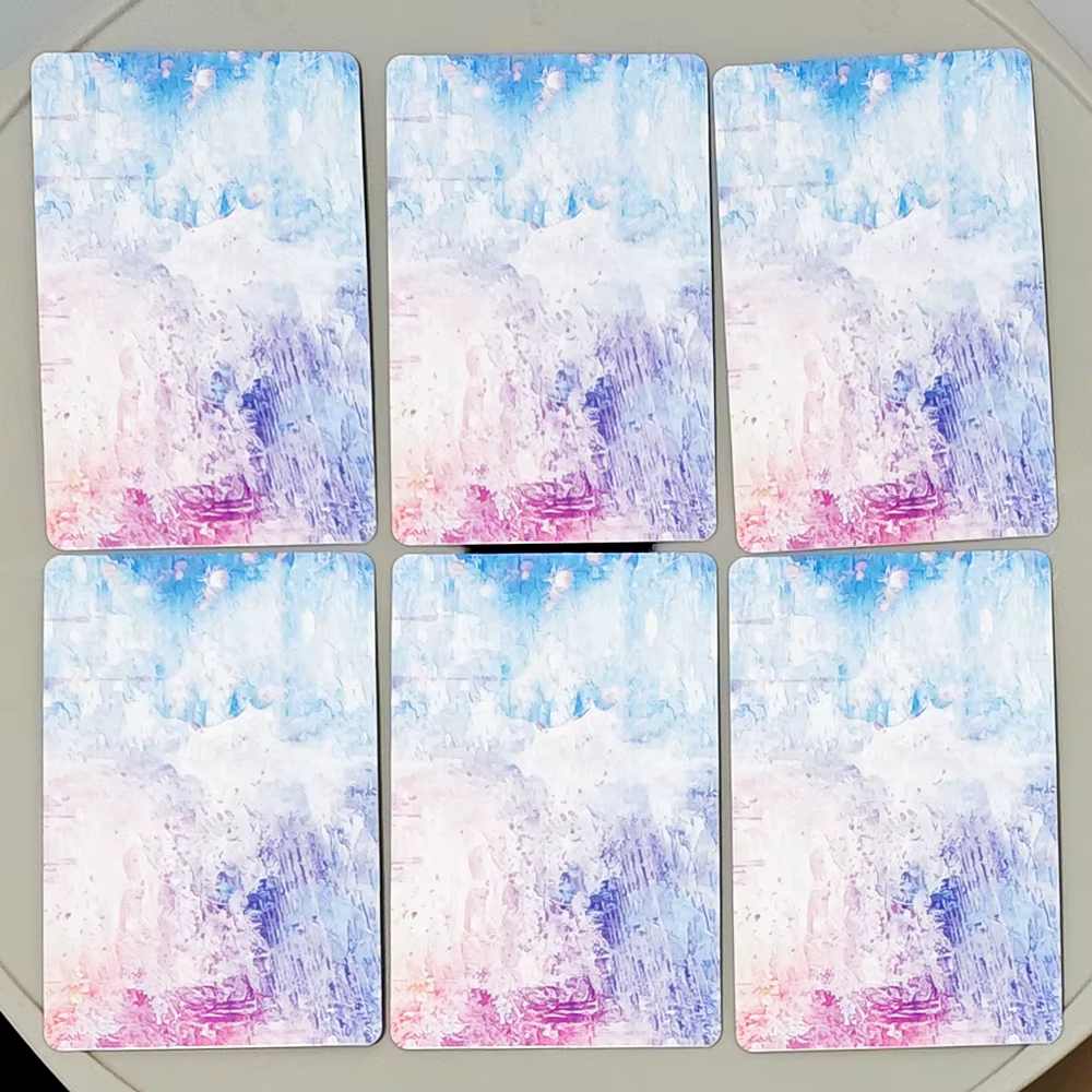 9*6cm 37 Cartes de divination de style vintage - Édition portugaise classique, jeu de cartes Lenormand en carton doublement gaufré