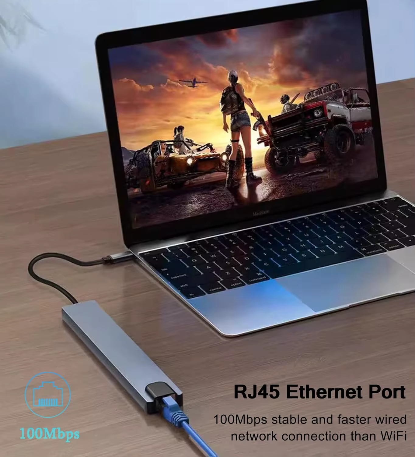 Station d'accueil USB C avec sortie HDMI 4K
