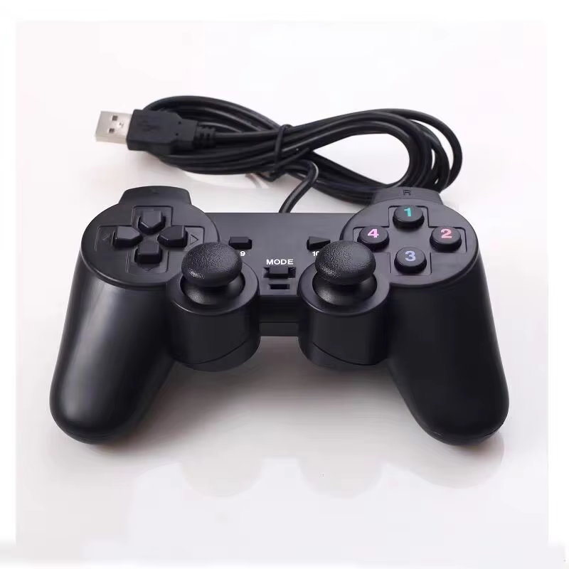 Manette de jeu filaire USB pour WinXP/Win7/Win8/Win10