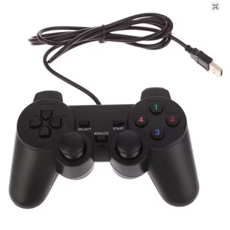Manette de jeu filaire USB pour WinXP/Win7/Win8/Win10