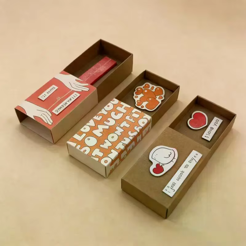 1 pièce, boîte à messages romantique « Je t'aime », cadeau fait main, carte pour la Saint-Valentin, anniversaire, mariage, surprise pour elle/lui ​