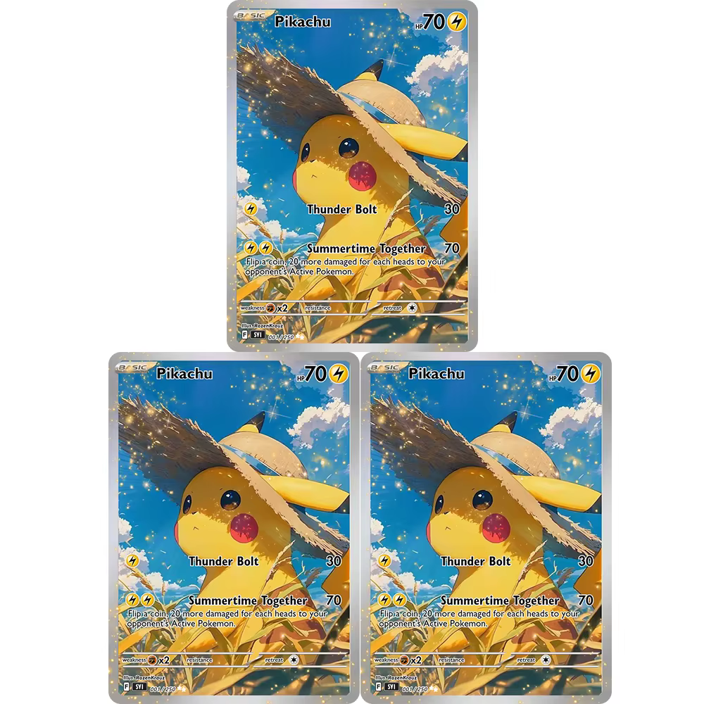 Cartes de collection DIY Pikachu VSTAR EN, carte individuelle faite maison, jeu classique, carte d'anime