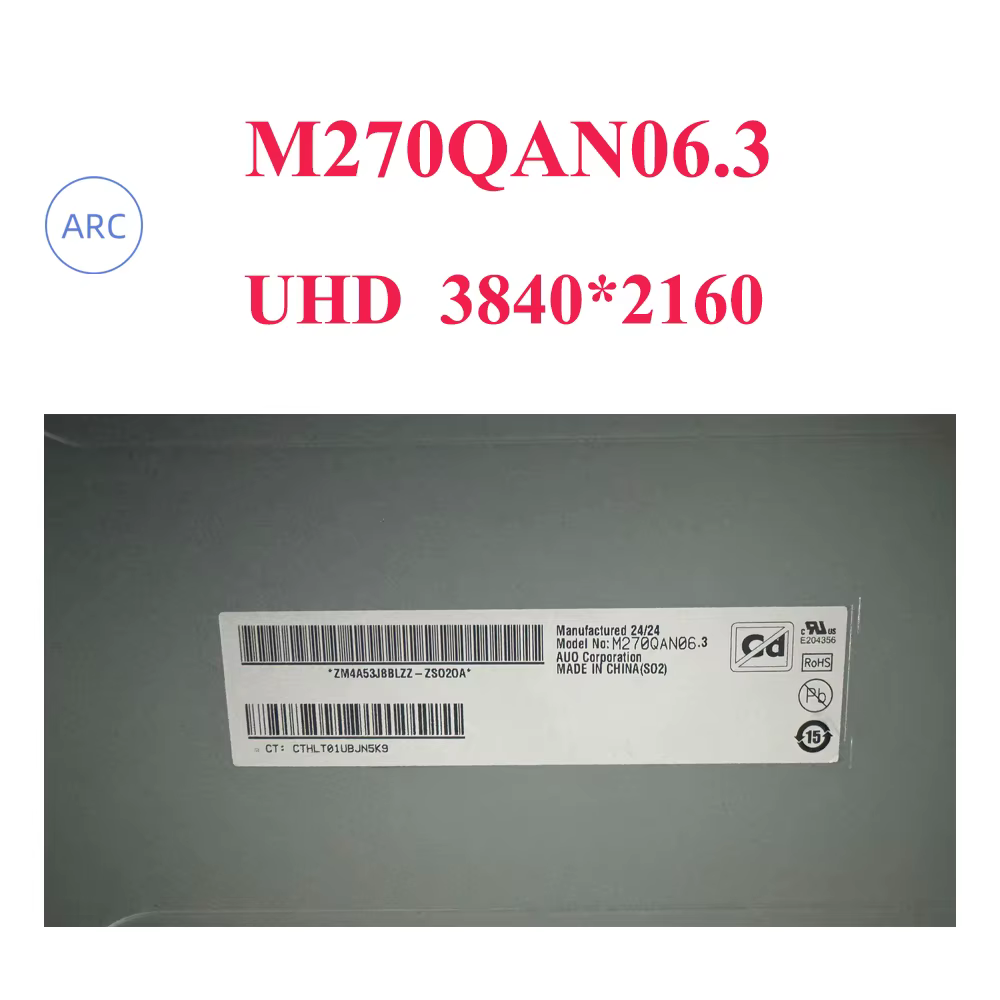 Écran LCD original et neuf de 27 pouces M270QAN06.3 3840 × 2160 UHD 16:9