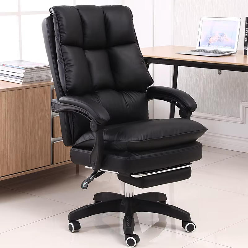 Fauteuil de Bureau Inclinable avec Repose-Pieds WCG