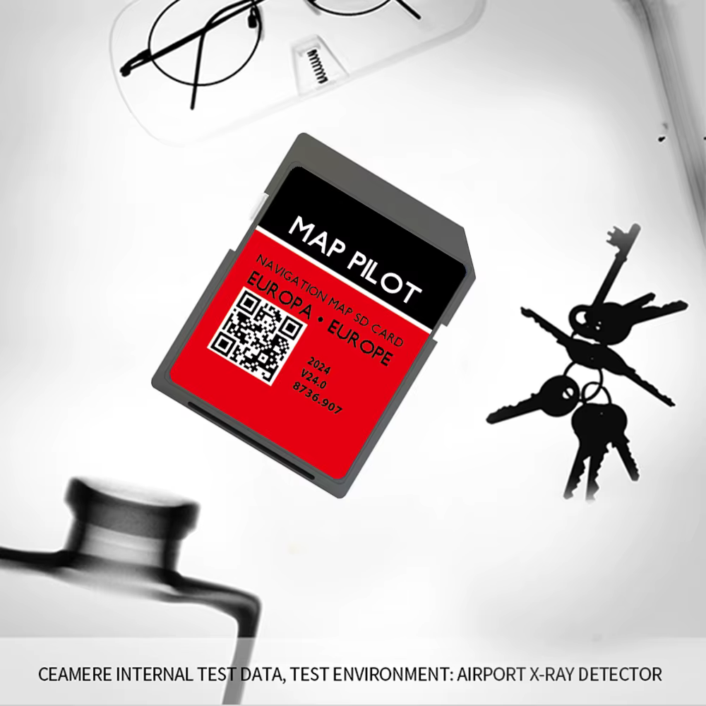 Carte SD Becker MAP PILOT 8736.907 de navigation GPS V24 pour Mercedes Classe A, B, C, E, CLA, CLS, GLA, GLK - Mise à jour de la carte d'Europe 2024