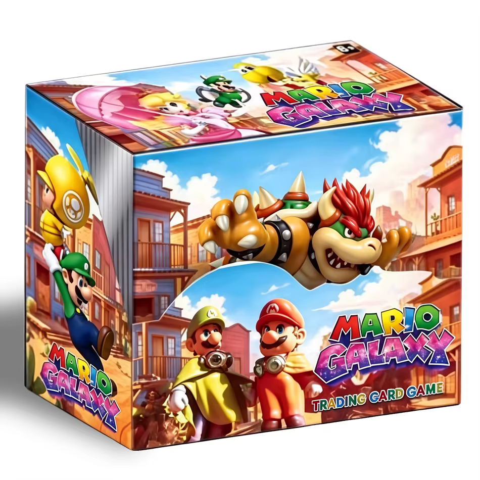 Nouvelles cartes de jeu Mario Bros, 36 pièces, collection de cartes à collectionner Super Mario, figurine, booster pack anglais, jouet de combat, cadeau