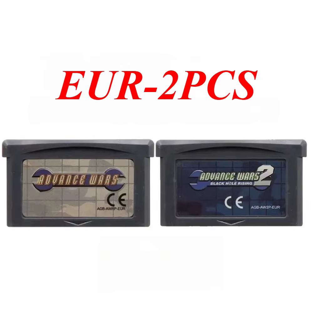 Cartouche de jeu vidéo USA/EUR Advance Wars GBA 32 bits pour console GBA