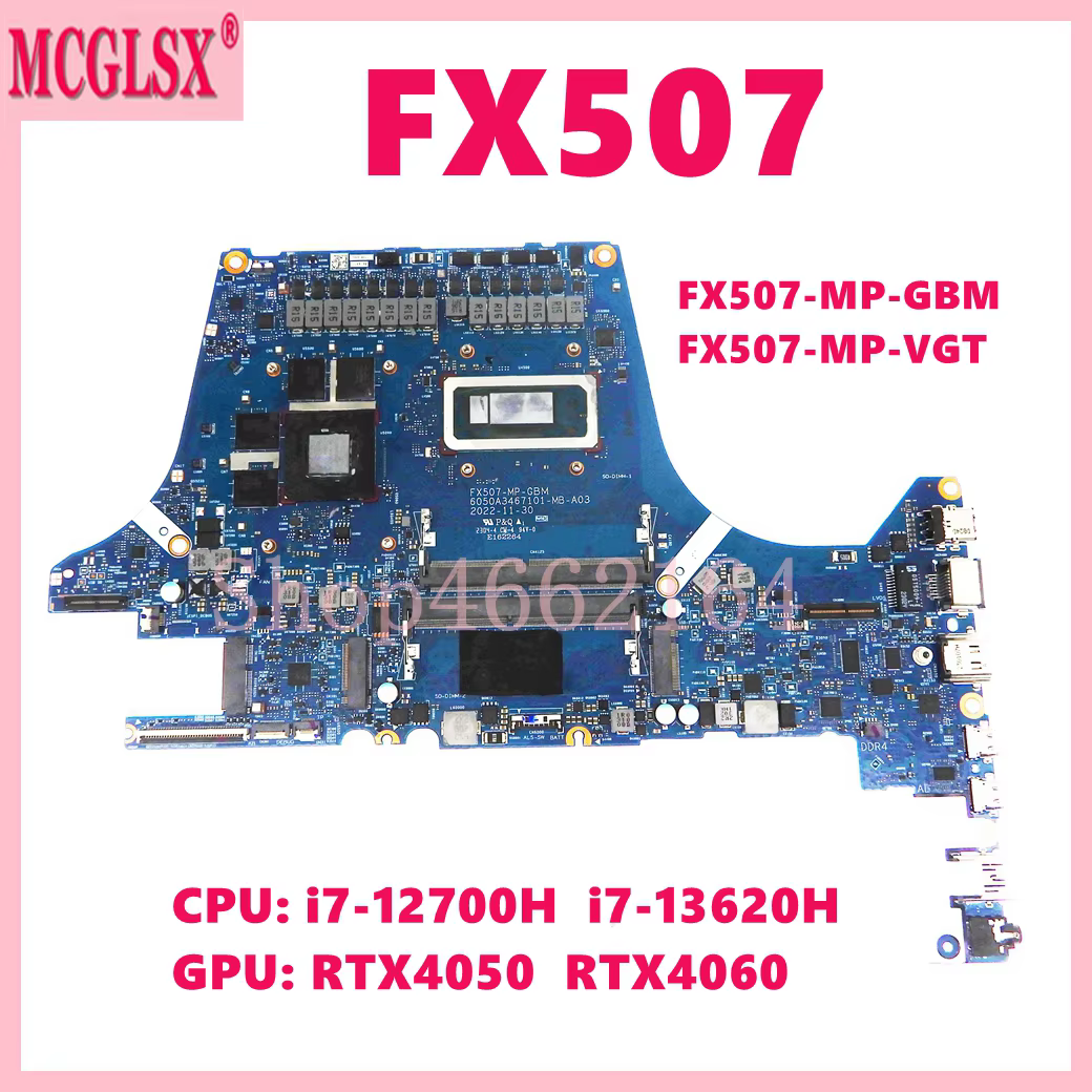 I7-12th/13th Gen CPU RTX4050/4060 carte mère GPU pour ASUS TUF Gaming F15 FX507