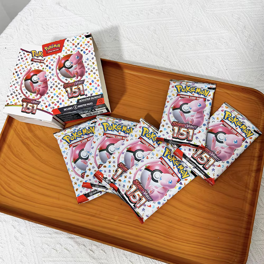 Cartes Pokémon v10 Booster Prismatic Evolutions Phantasmal Flames Scarlet Violet 151 Bolt Booster anglais Cartes de combat et de transaction