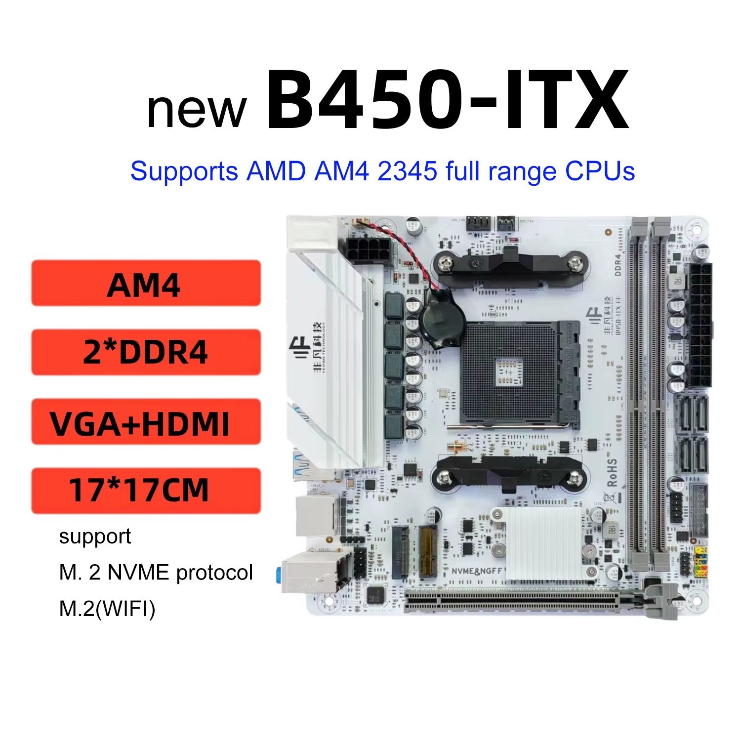 Nouveau ordinateur de bureau ITX mini carte mère